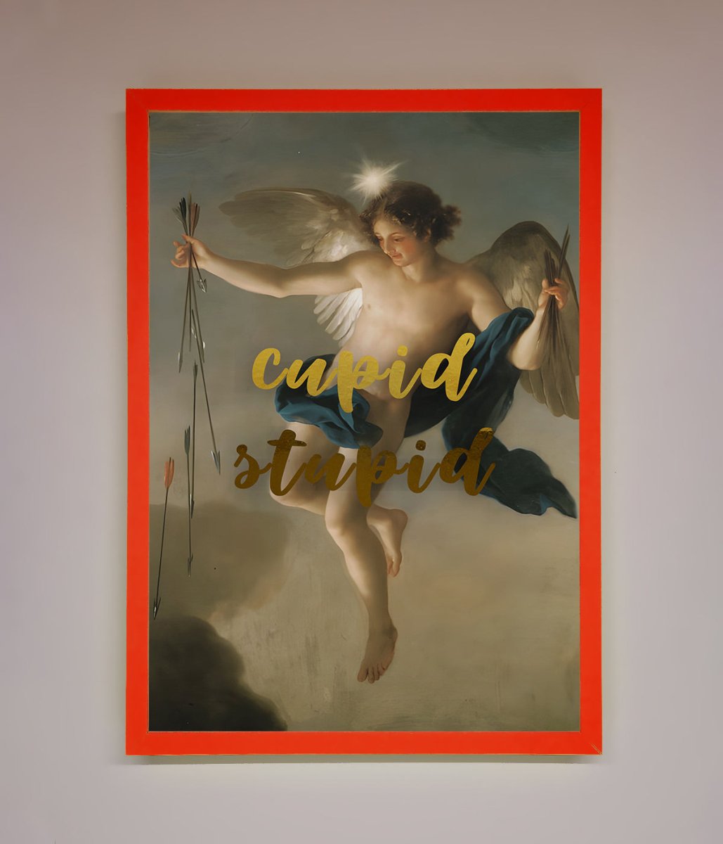 Cupid Stupid Foil Print - Zestio