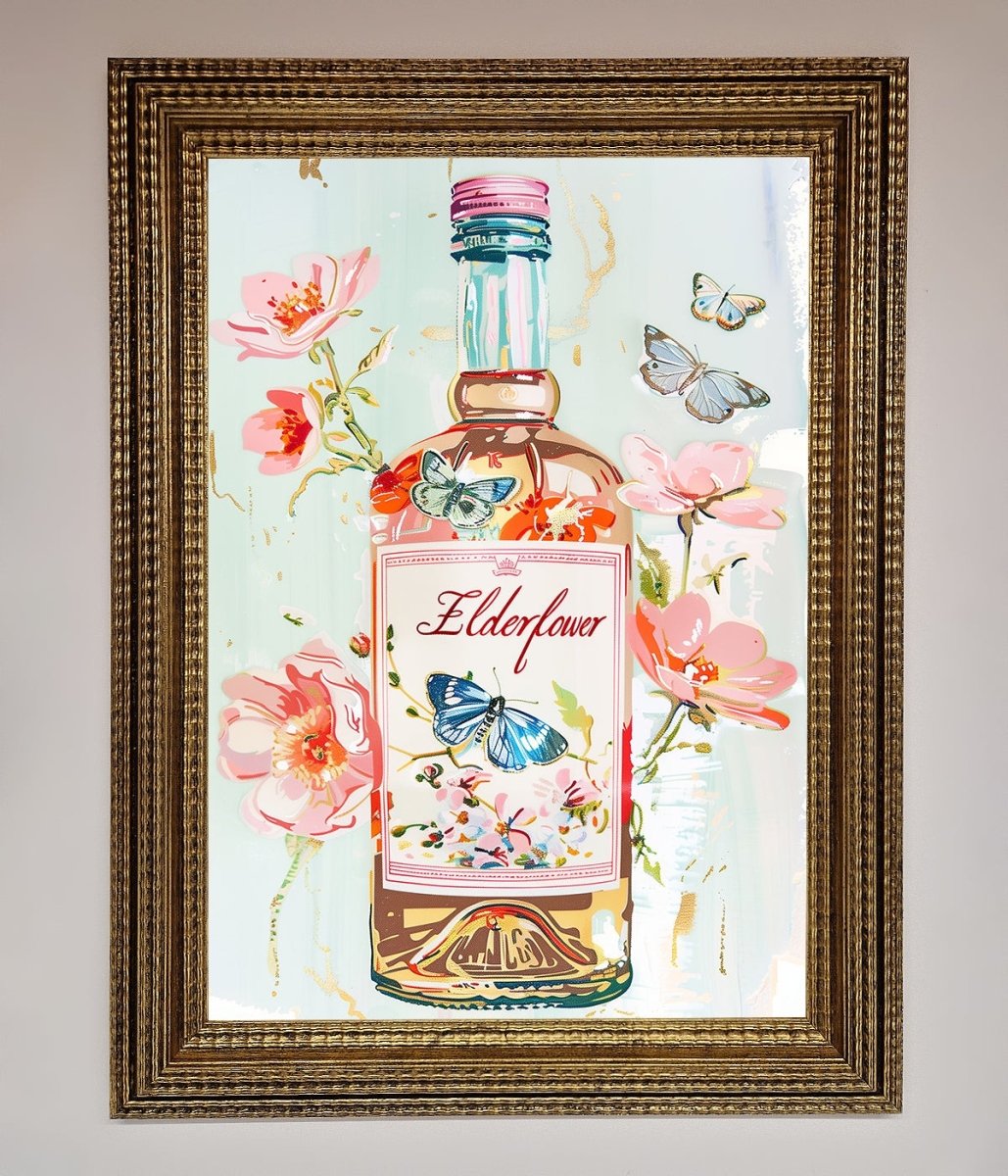 Elderflower Wine Framed Wall Art - Zestio