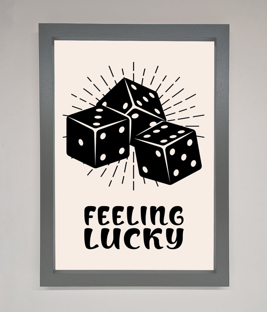 Feeling Lucky Framed Poster - Zestio