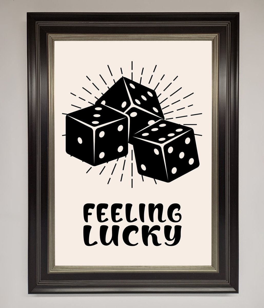 Feeling Lucky Framed Poster - Zestio
