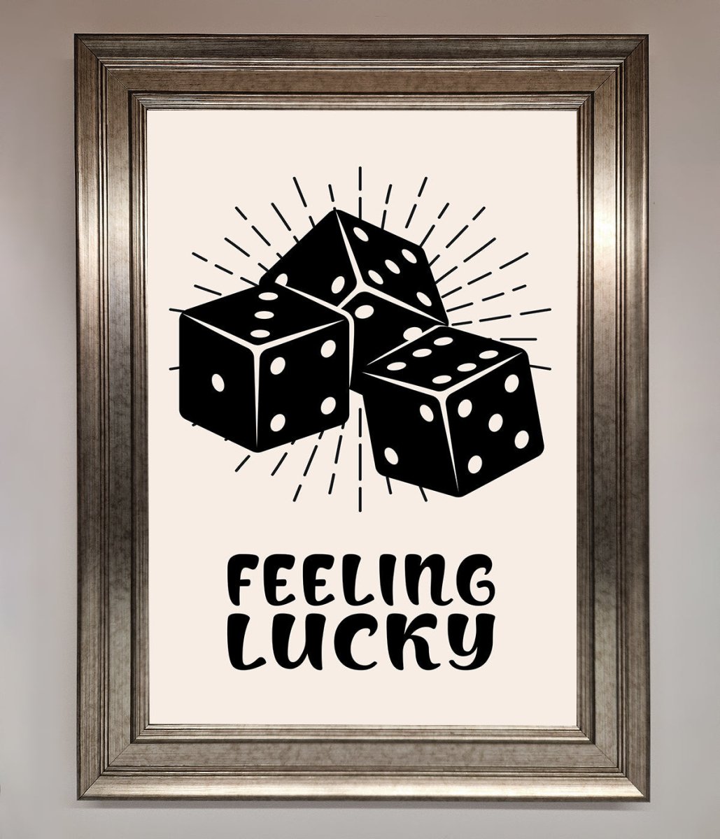 Feeling Lucky Framed Poster - Zestio