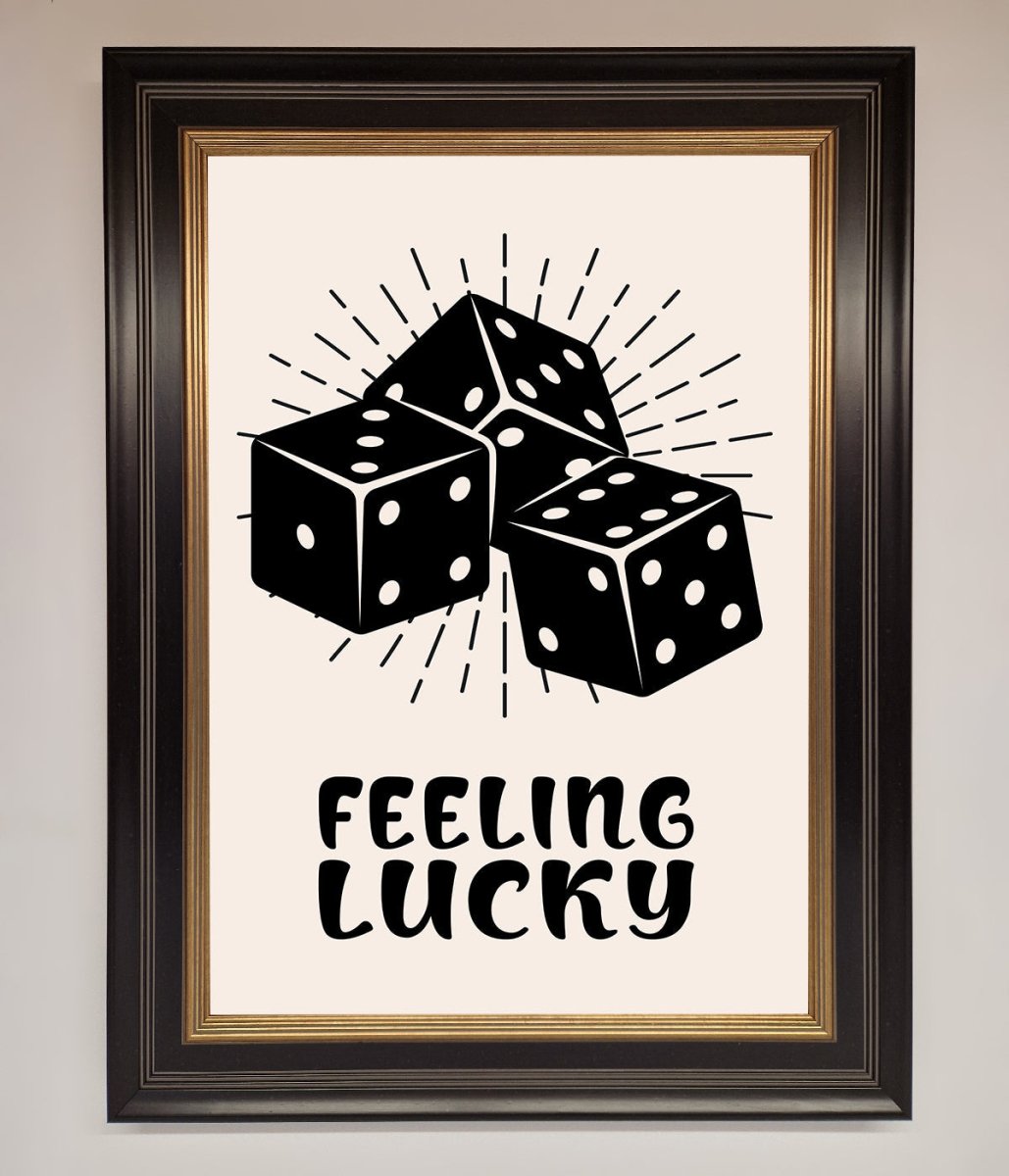 Feeling Lucky Framed Poster - Zestio