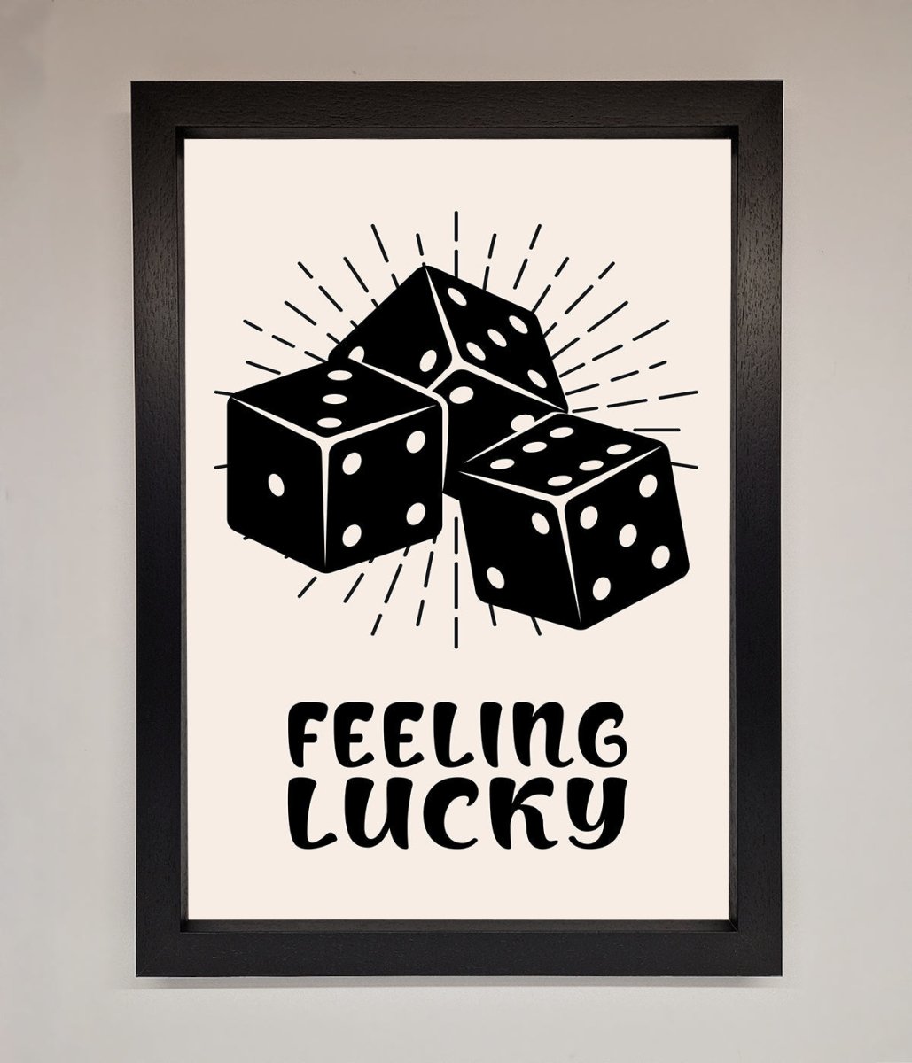 Feeling Lucky Framed Poster - Zestio
