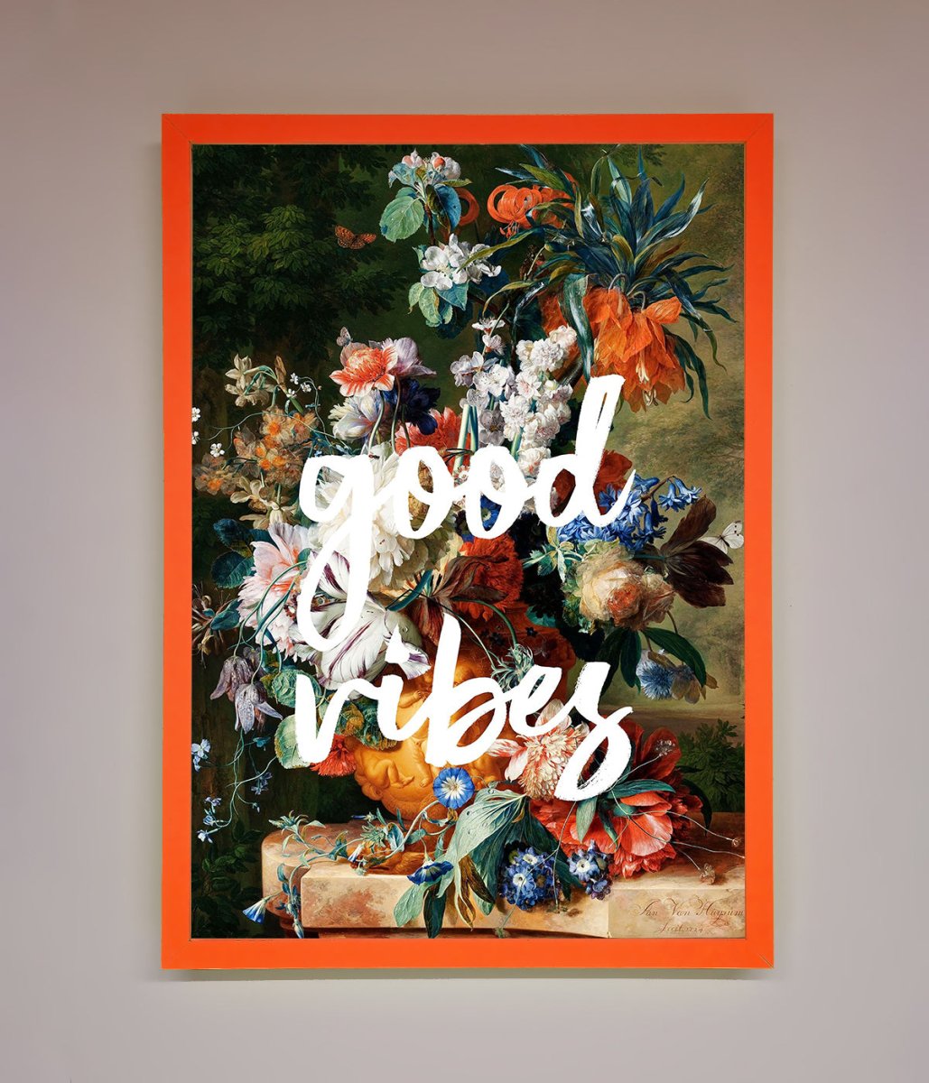Good Vibes Framed Wall Art - Zestio