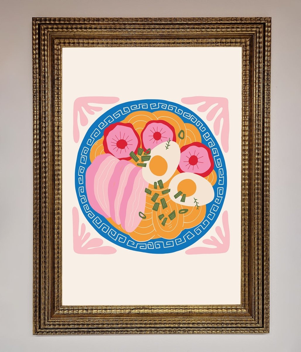 Greek Breakfast Framed Poster - Zestio