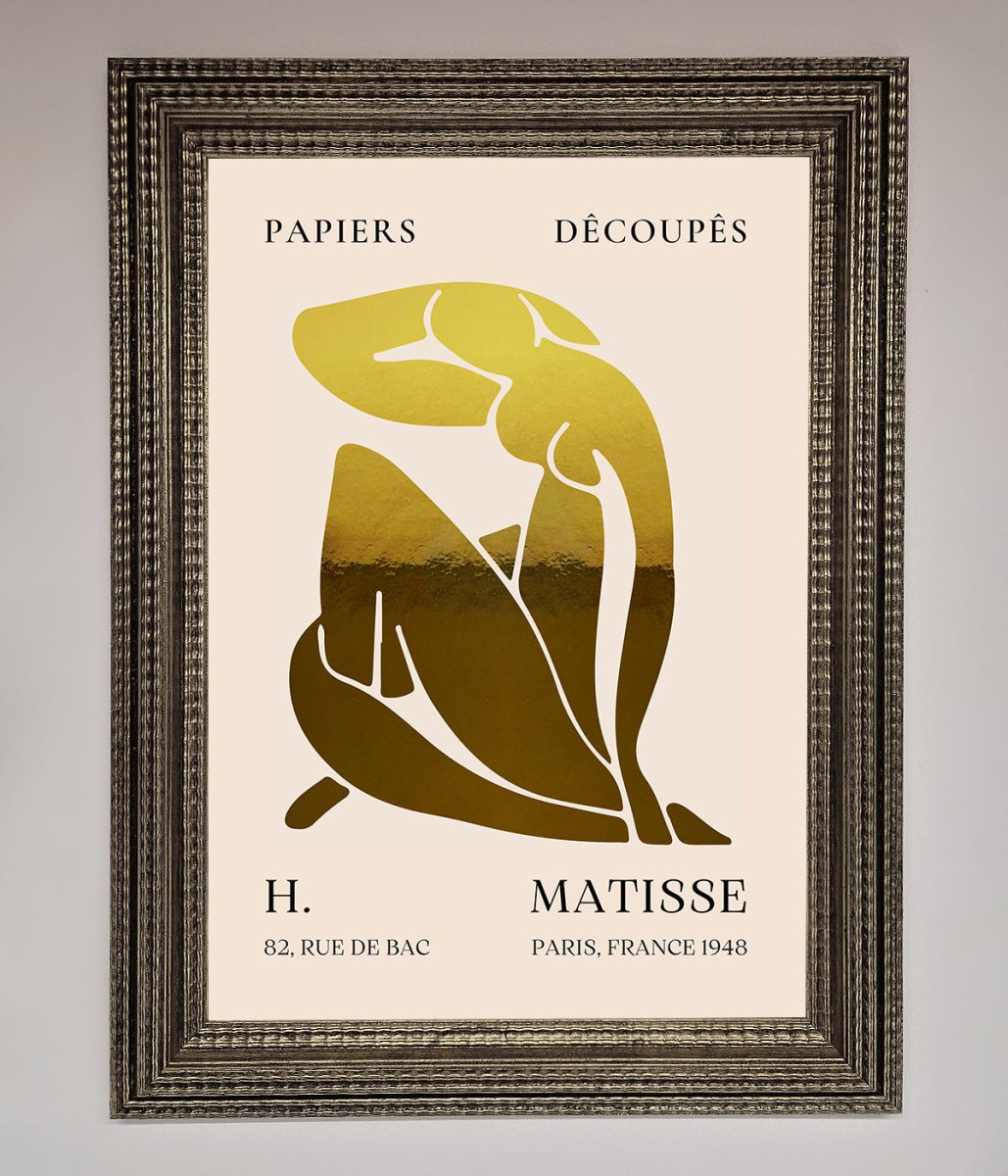 Henri Matisse Figure Foil Print - Zestio