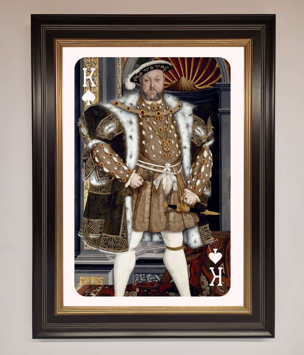 Henry The Eighth King Framed Wall Art - Zestio