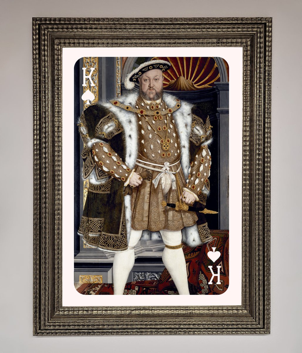 Henry The Eighth King Framed Wall Art - Zestio
