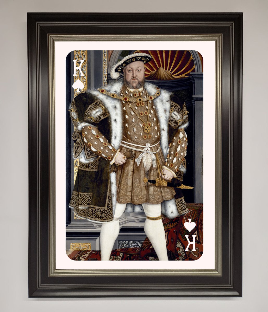 Henry The Eighth King Framed Wall Art - Zestio