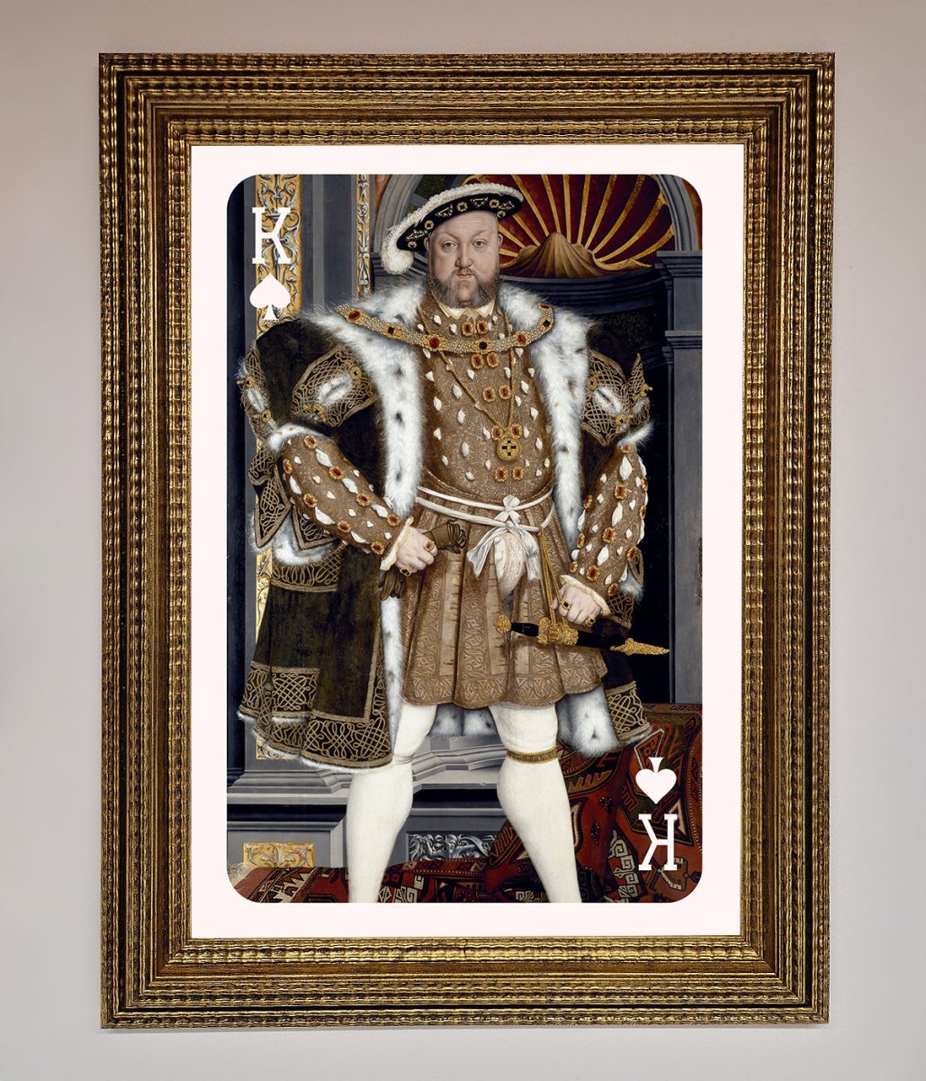 Henry The Eighth King Framed Wall Art - Zestio