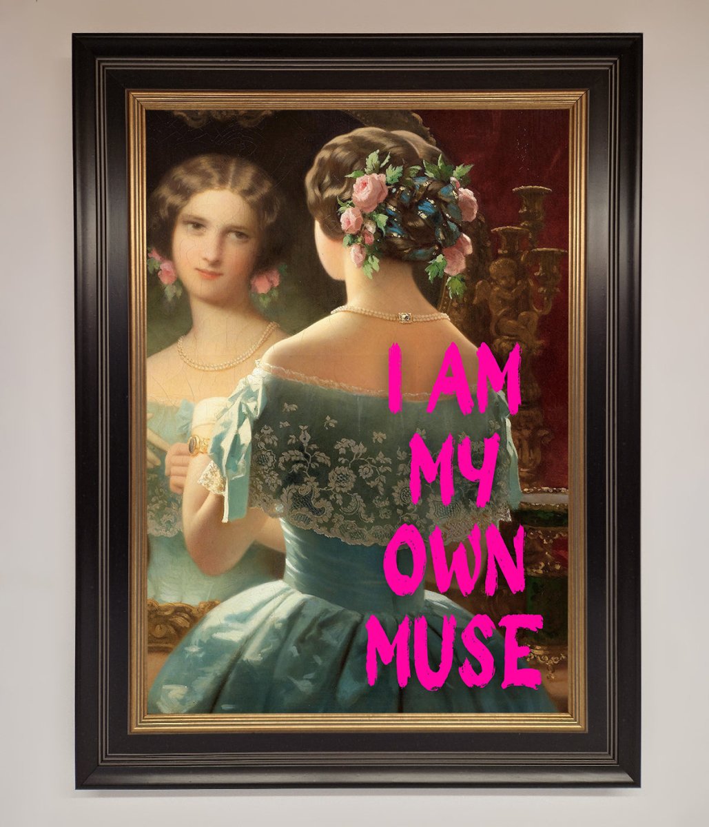 I Am My Muse Framed Print - Zestio