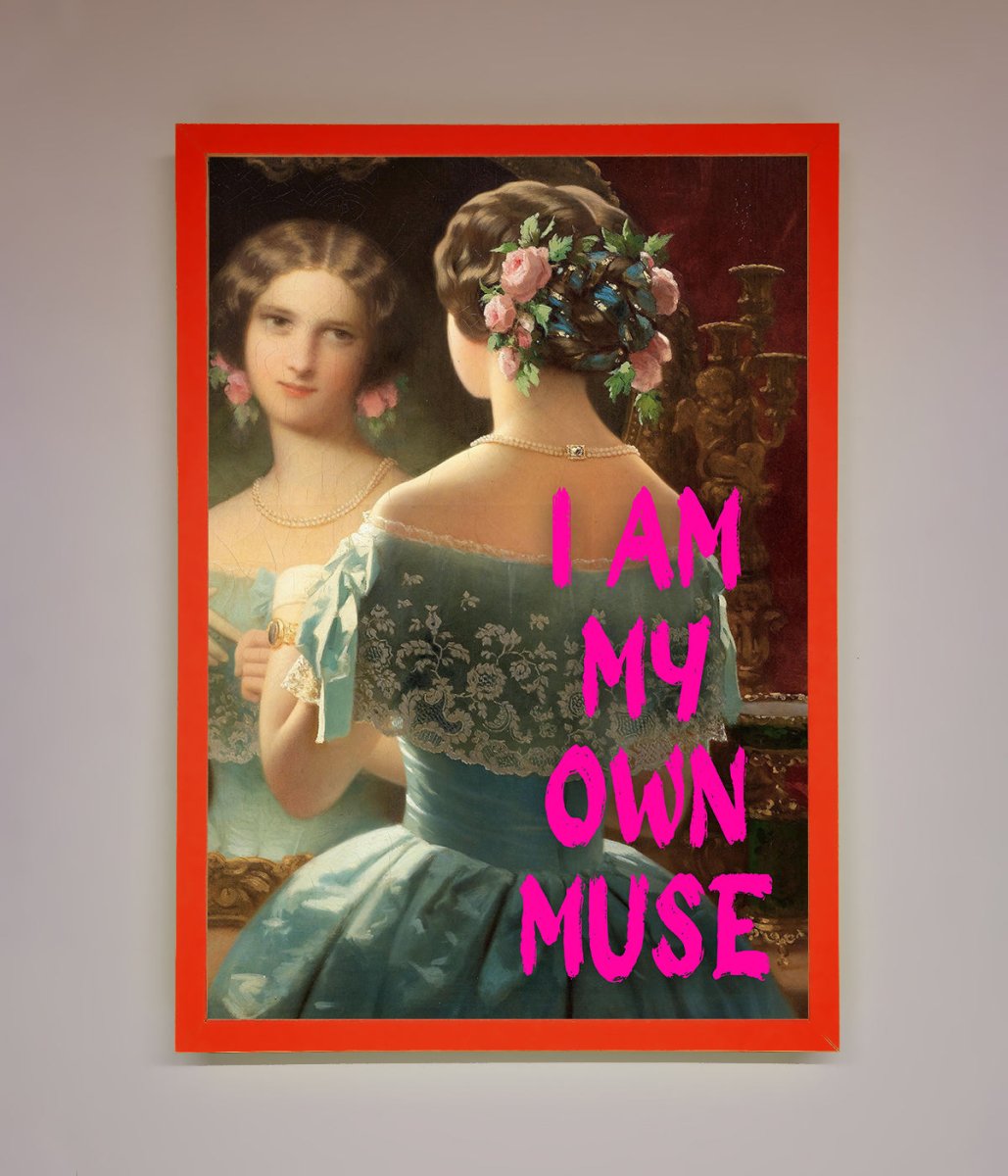I Am My Muse Framed Print - Zestio
