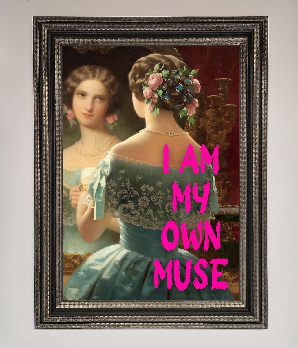 I Am My Own Muse Framed Print - Zestio