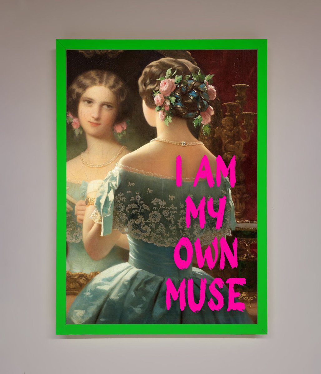 I Am My Own Muse Framed Print - Zestio