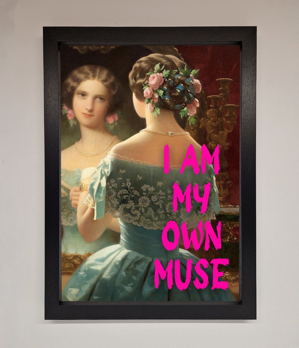 I Am My Own Muse Framed Print - Zestio