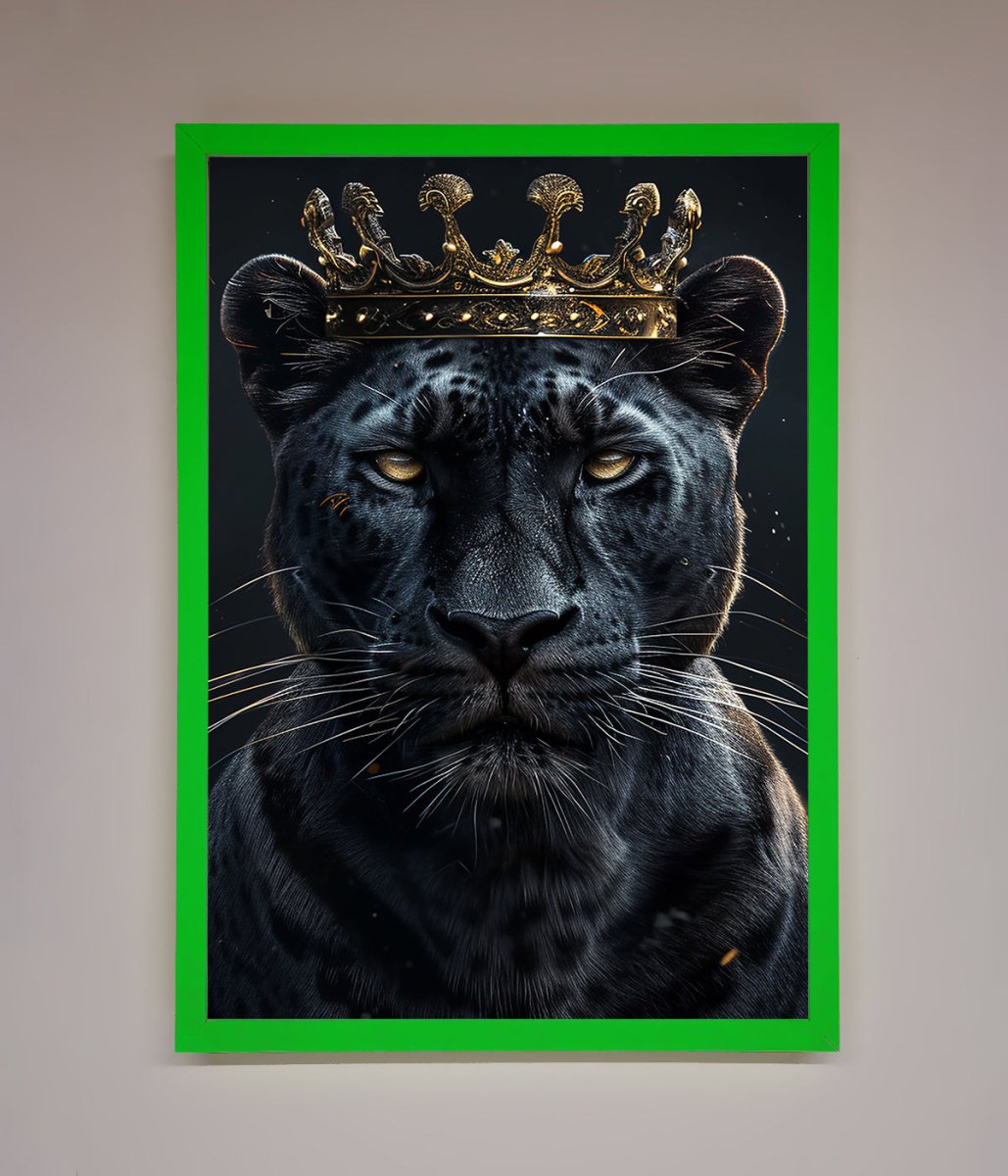 King Panther Framed Wall Art - Zestio
