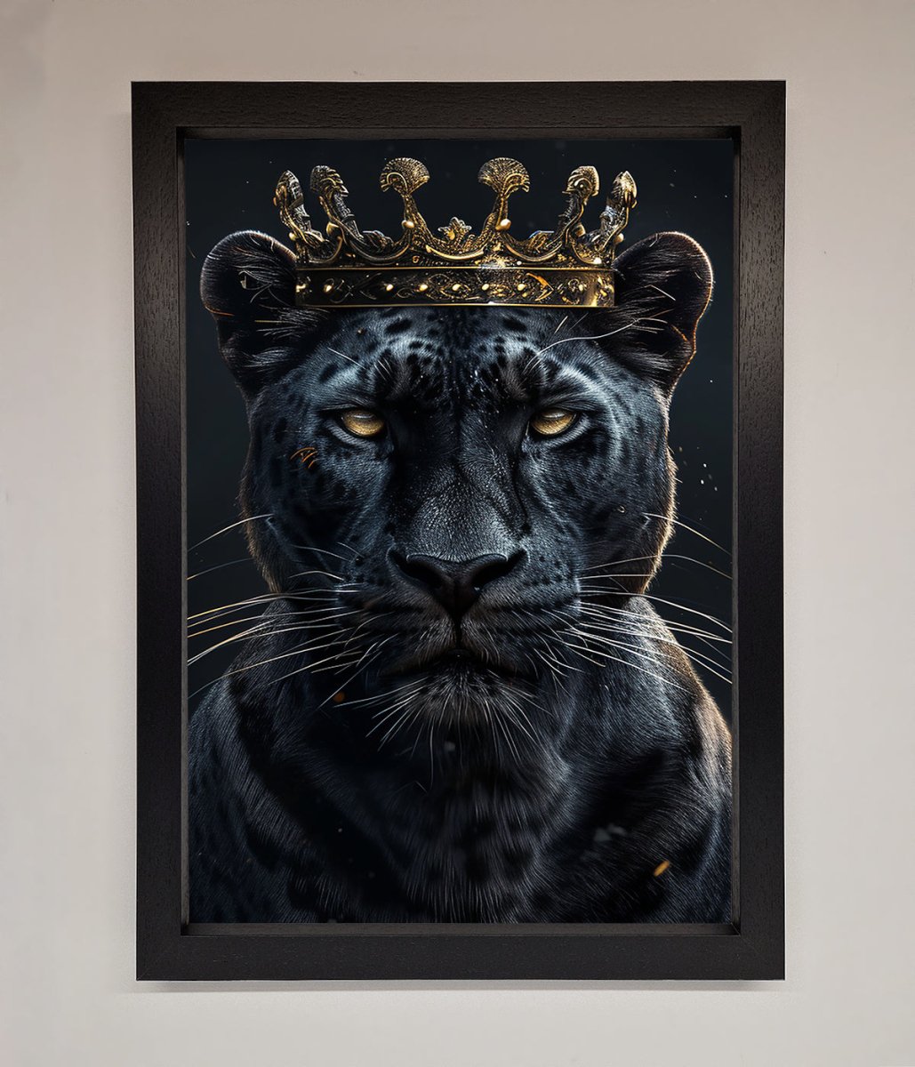 King Panther Framed Wall Art - Zestio