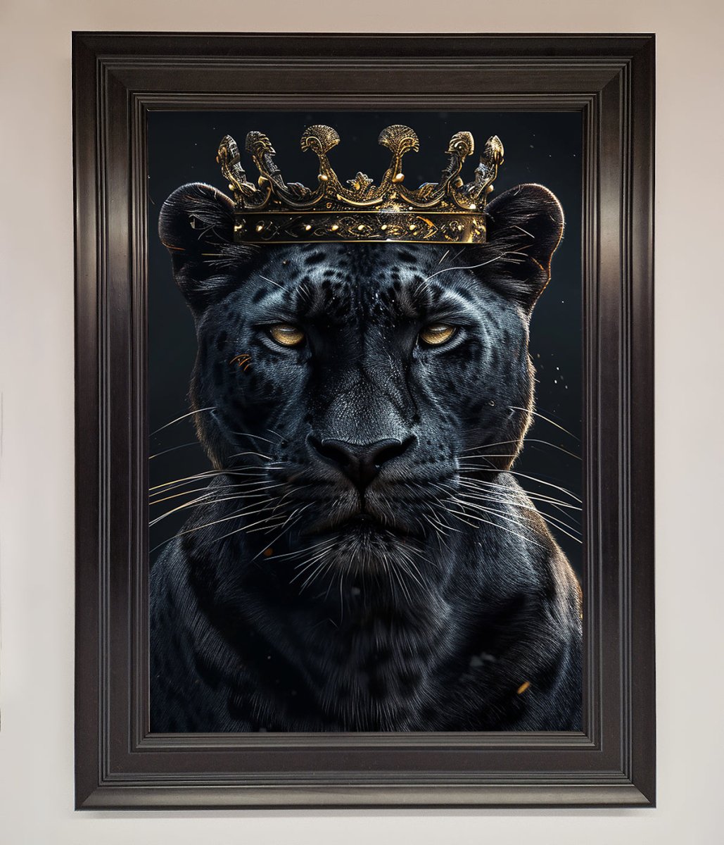King Panther Framed Wall Art - Zestio