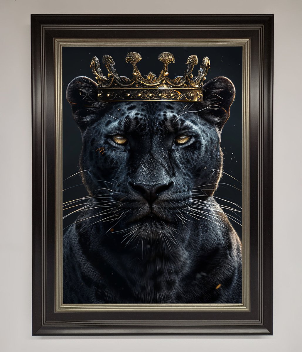 King Panther Framed Wall Art - Zestio