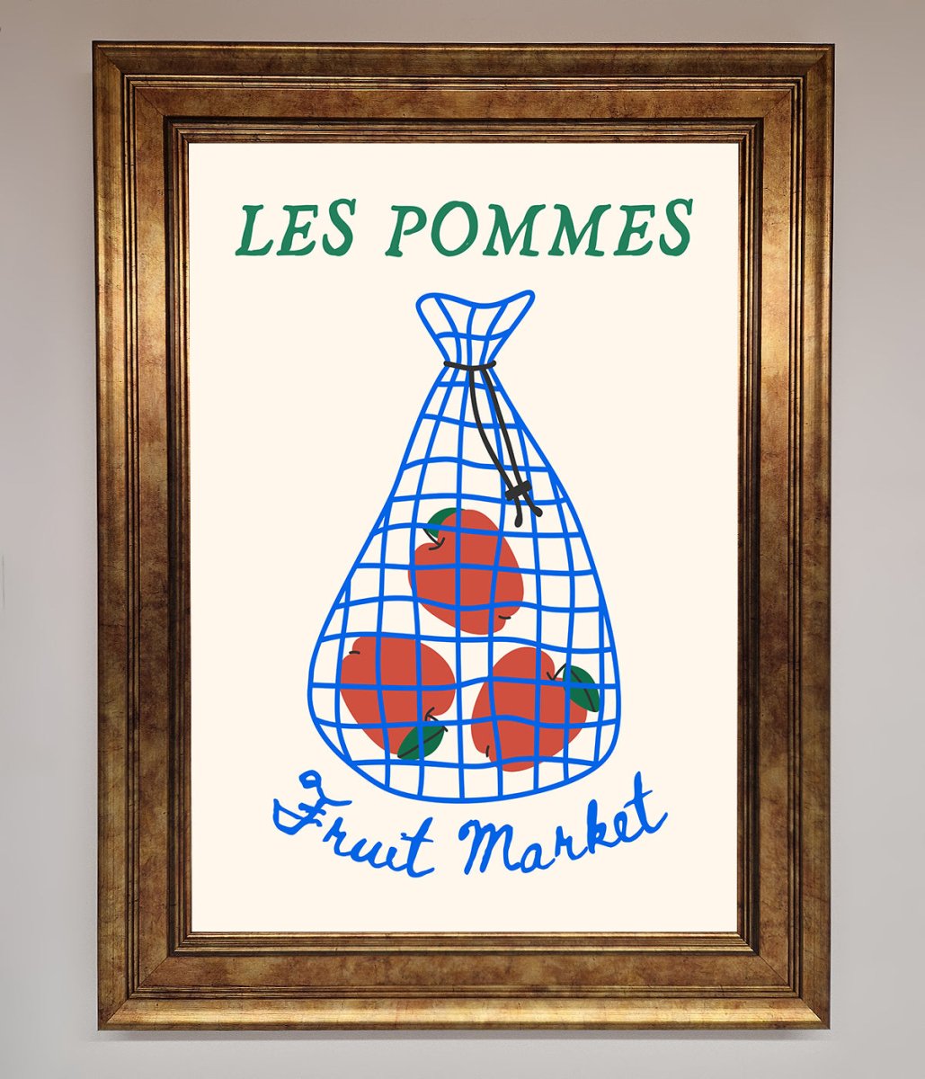Les Pommes Framed Print - Zestio