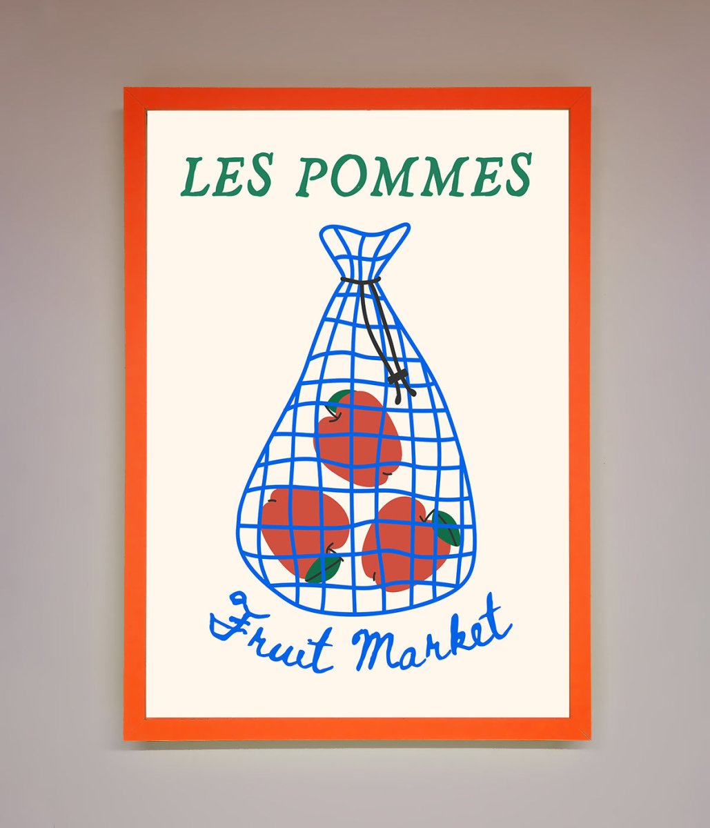 Les Pommes Framed Print - Zestio