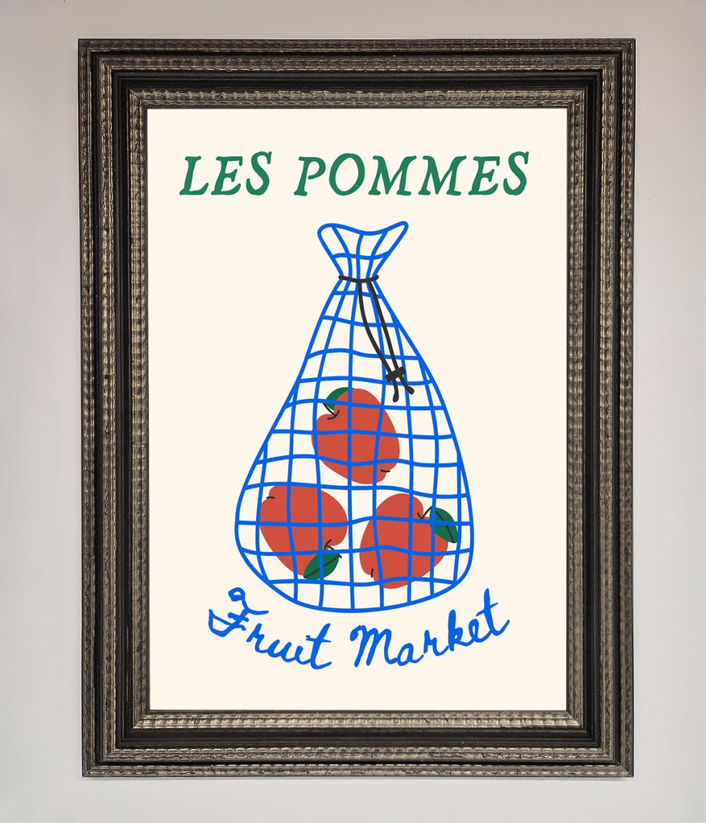 Les Pommes Framed Print - Zestio