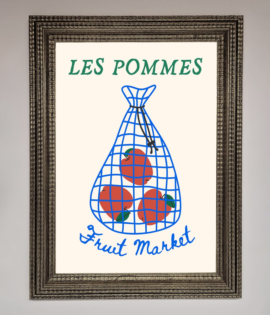 Les Pommes Framed Print - Zestio