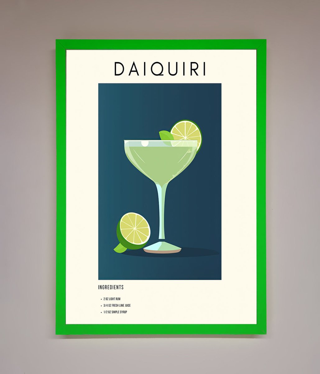 Lime Daiquiri Framed Poster - Zestio
