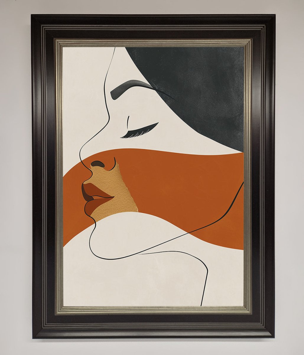 Line Drawing Flow Framed Wall Art - Zestio