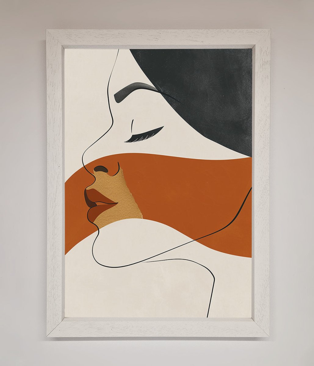 Line Drawing Flow Framed Wall Art - Zestio