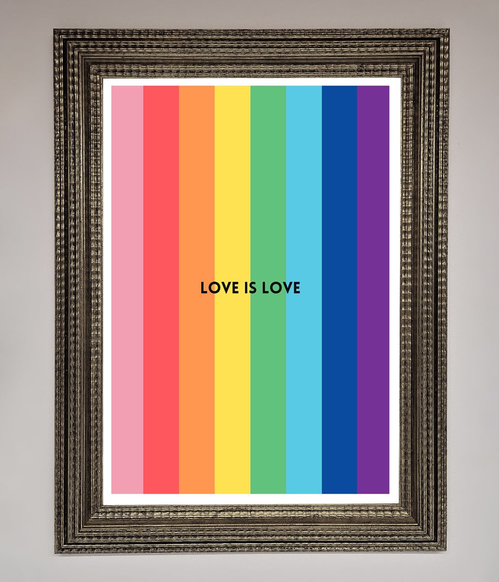 Love Is Love Framed Print - Zestio