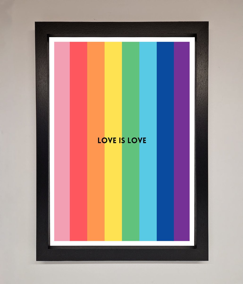 Love Is Love Framed Print - Zestio