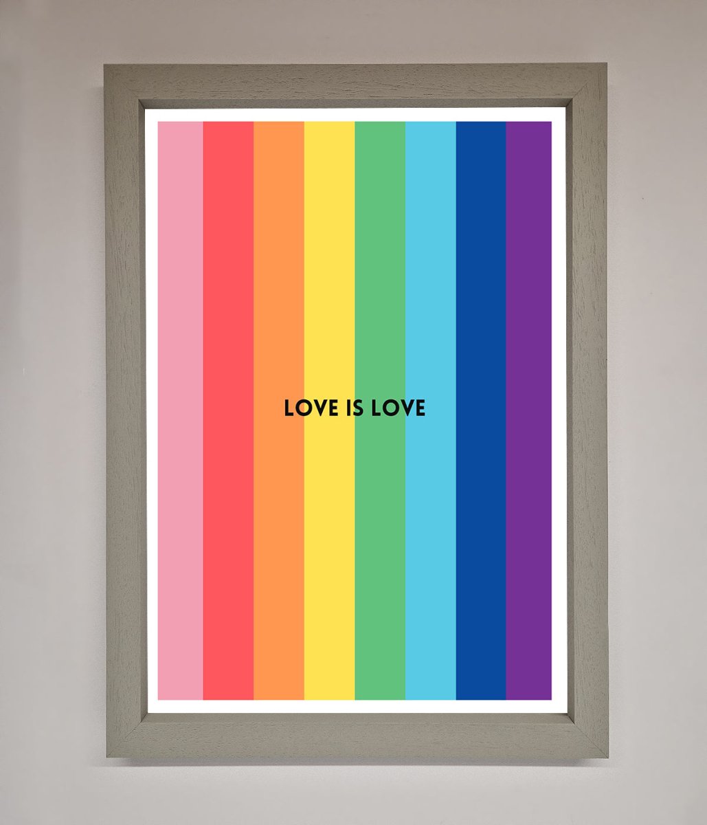Love Is Love Framed Print - Zestio