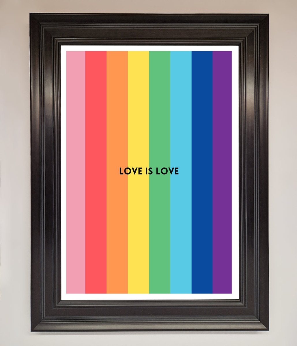 Love Is Love Framed Print - Zestio