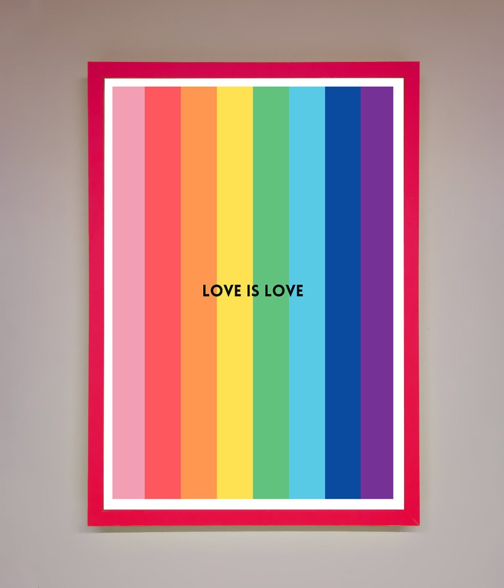 Love Is Love Framed Print - Zestio