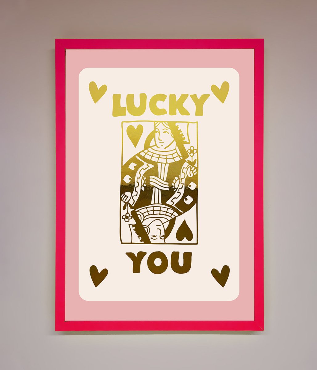 Lucky You Foil Print - Zestio
