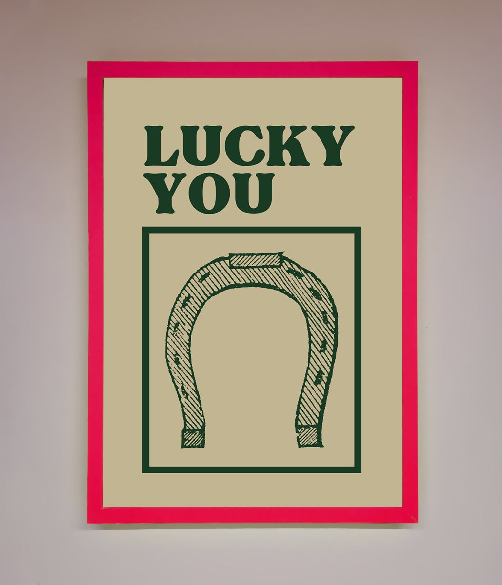 Lucky You Framed Wall Art - Zestio