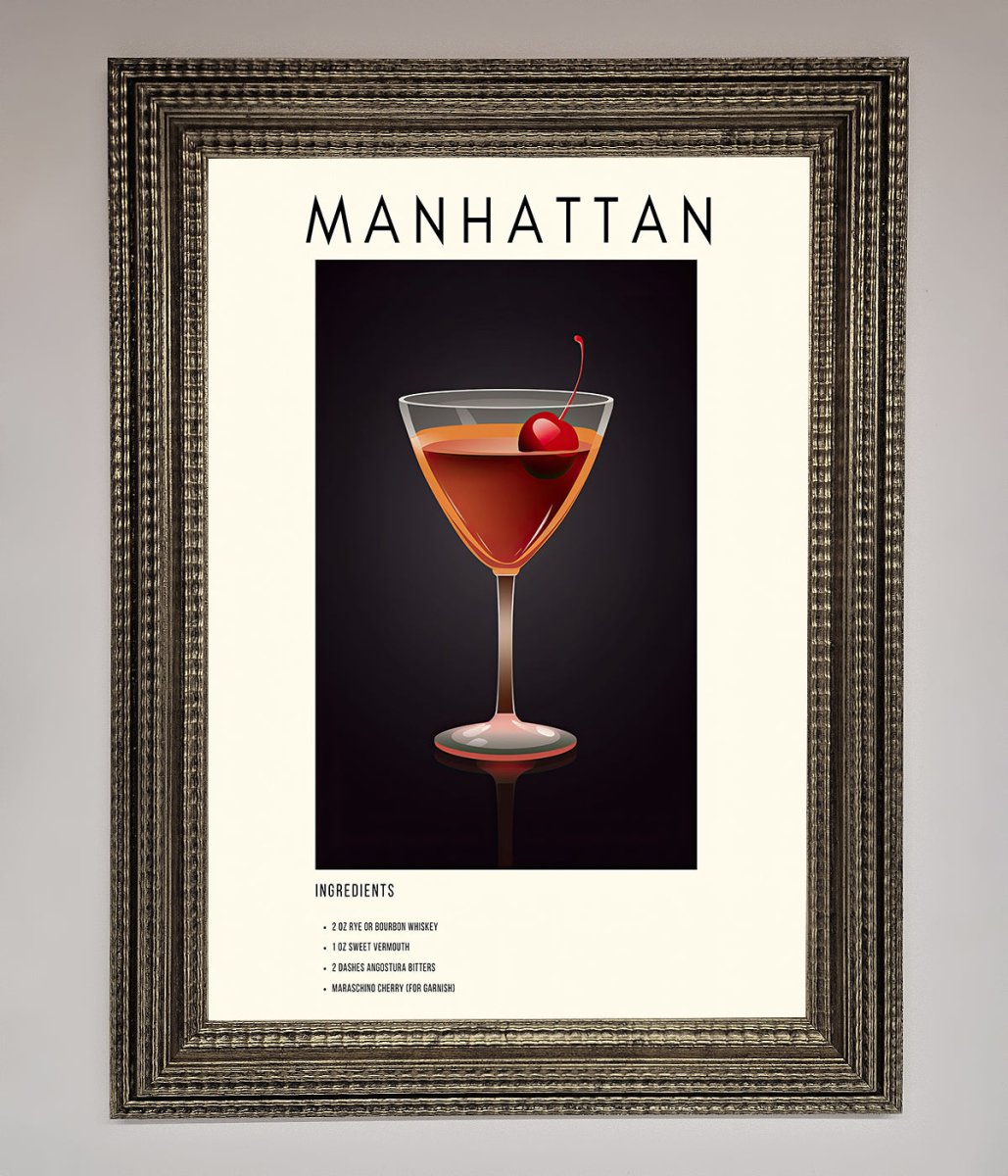 Manhattan A1 Framed Print - Zestio