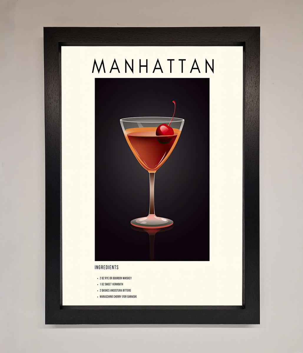 Manhattan A1 Framed Print - Zestio