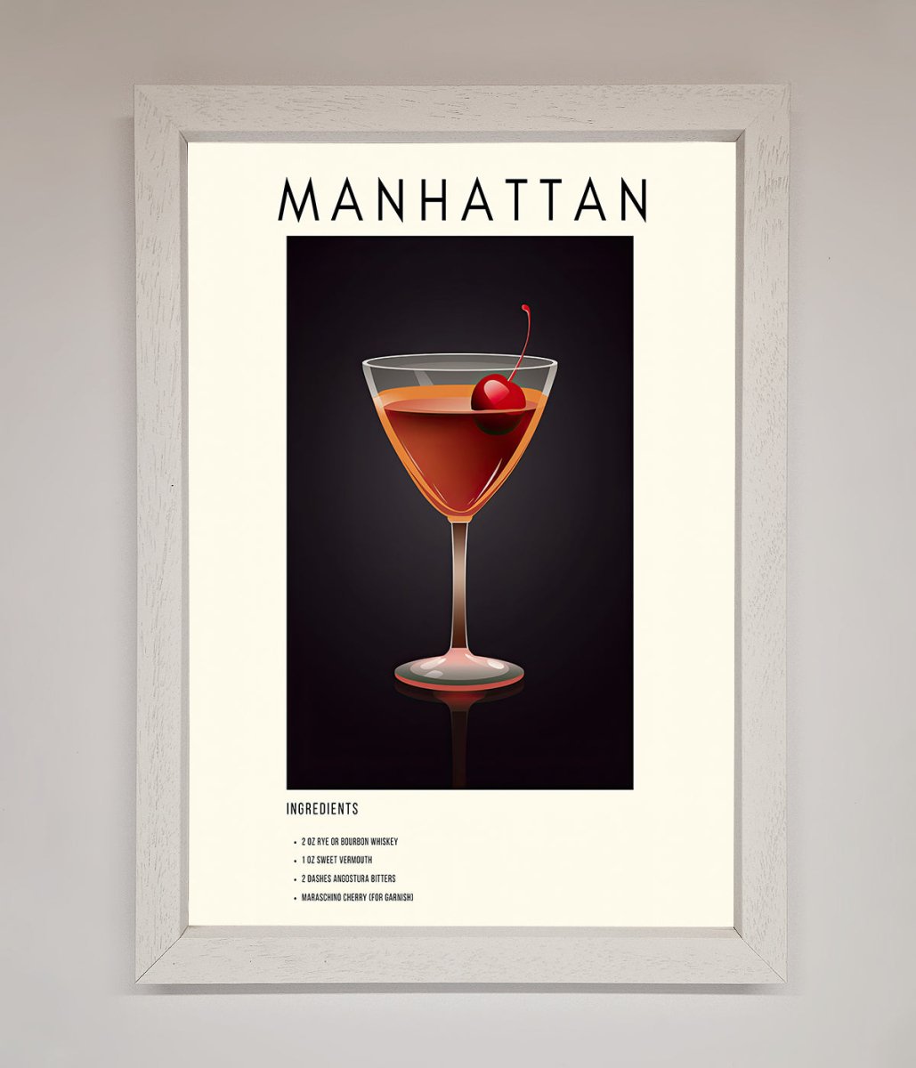 Manhattan A1 Framed Print - Zestio