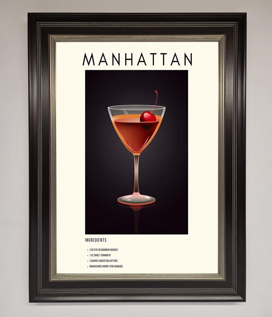 Manhattan A1 Framed Print - Zestio