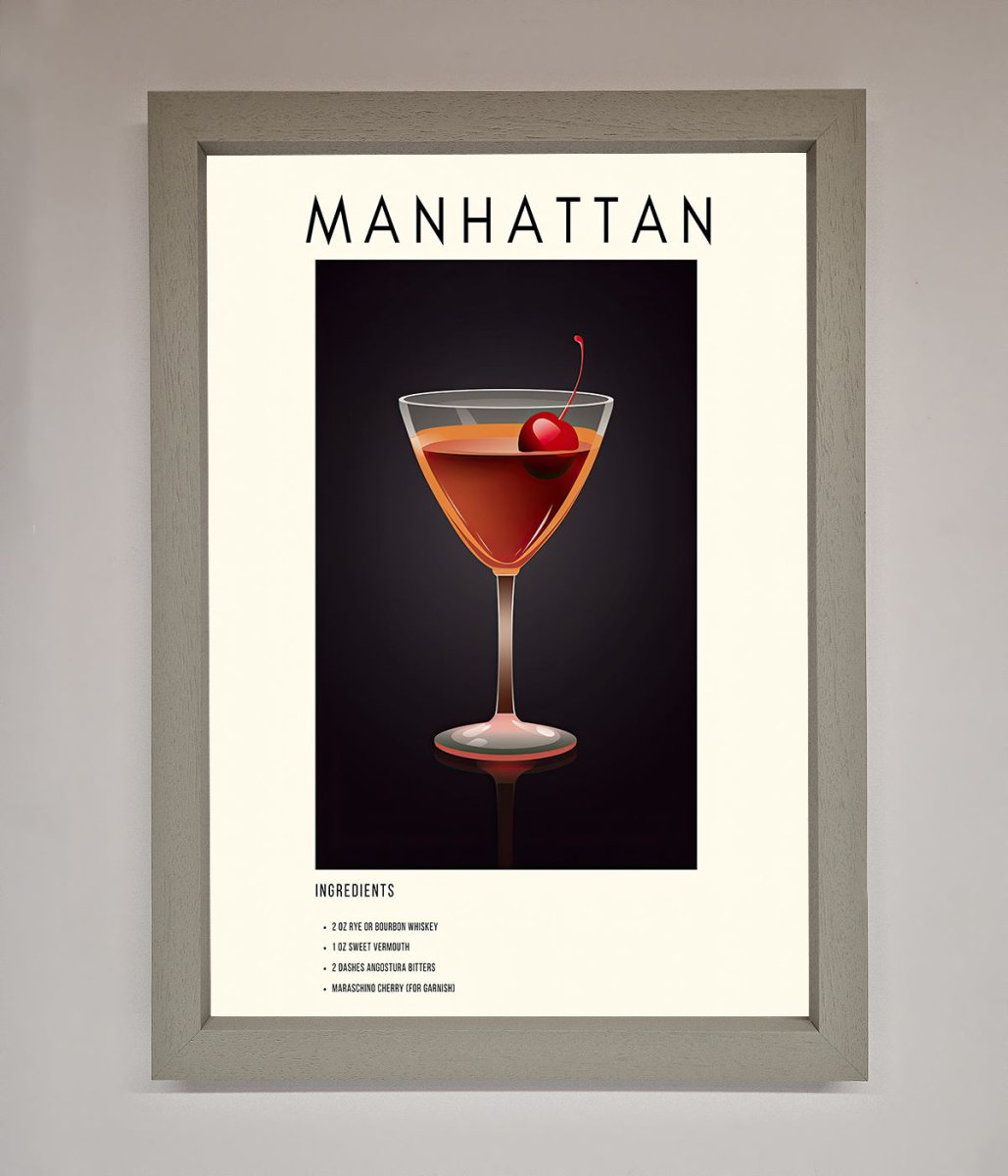 Manhattan A1 Framed Print - Zestio