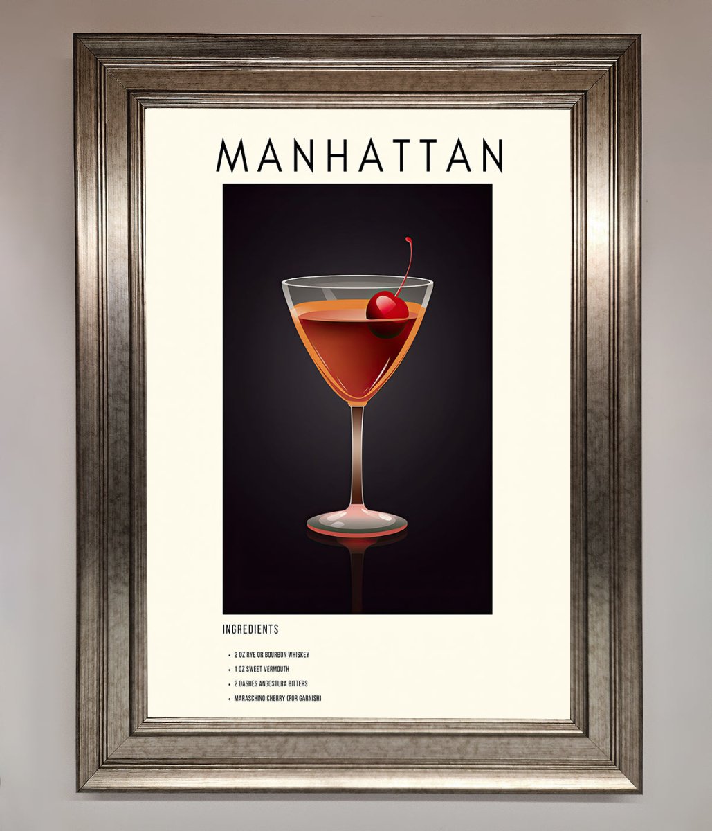 Manhattan A1 Framed Print - Zestio