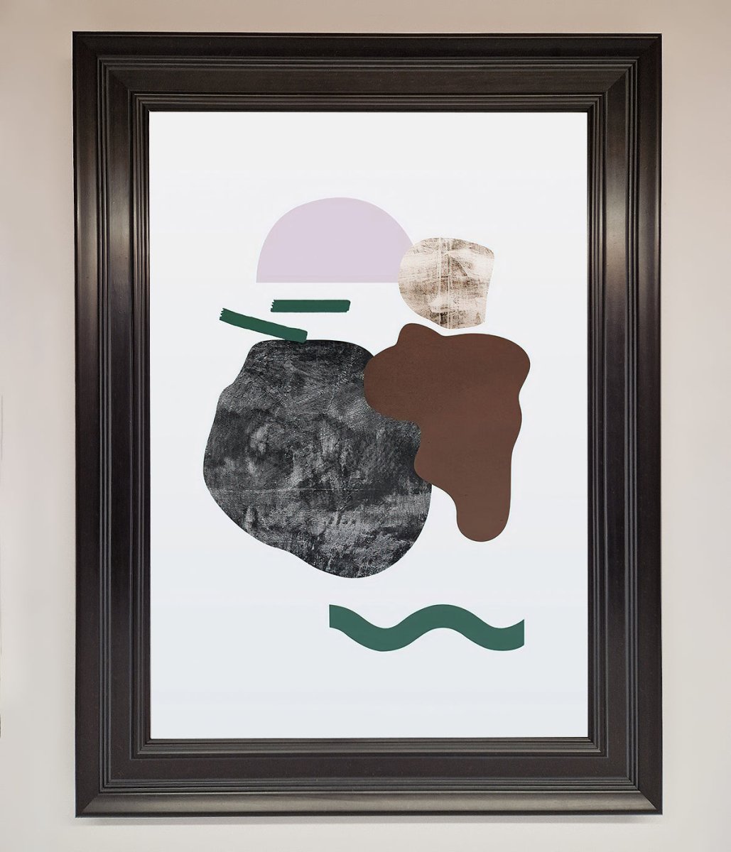 Modern Splodge Framed Print - Zestio