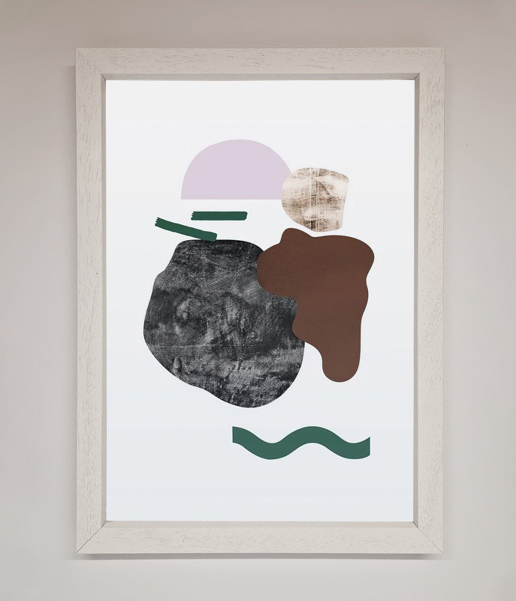 Modern Splodge Framed Print - Zestio