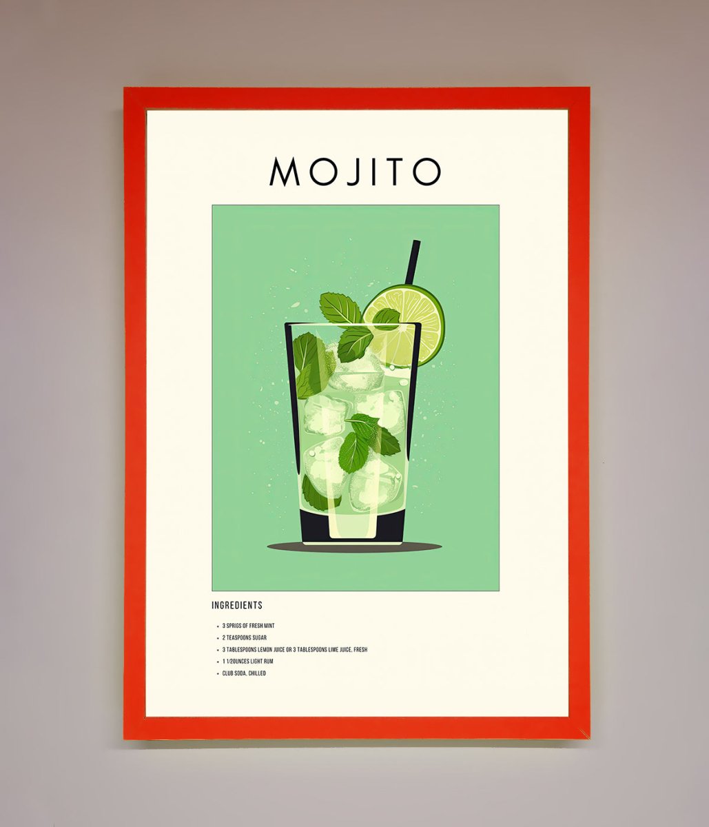 Mojito Framed Poster - Zestio