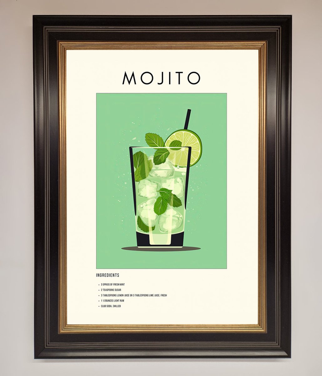 Mojito Framed Poster - Zestio