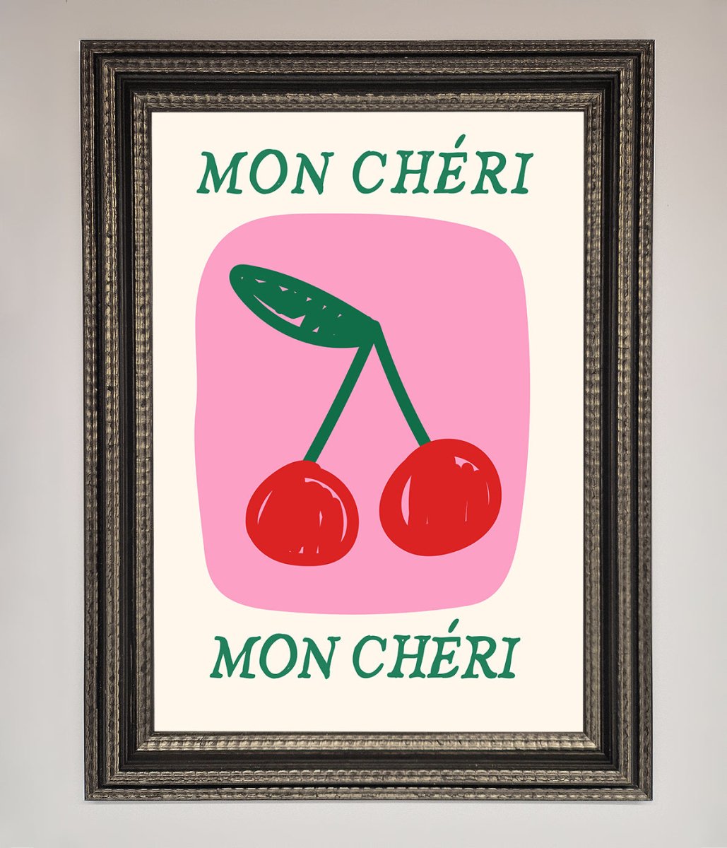 Mon Cheri Framed Poster - Zestio