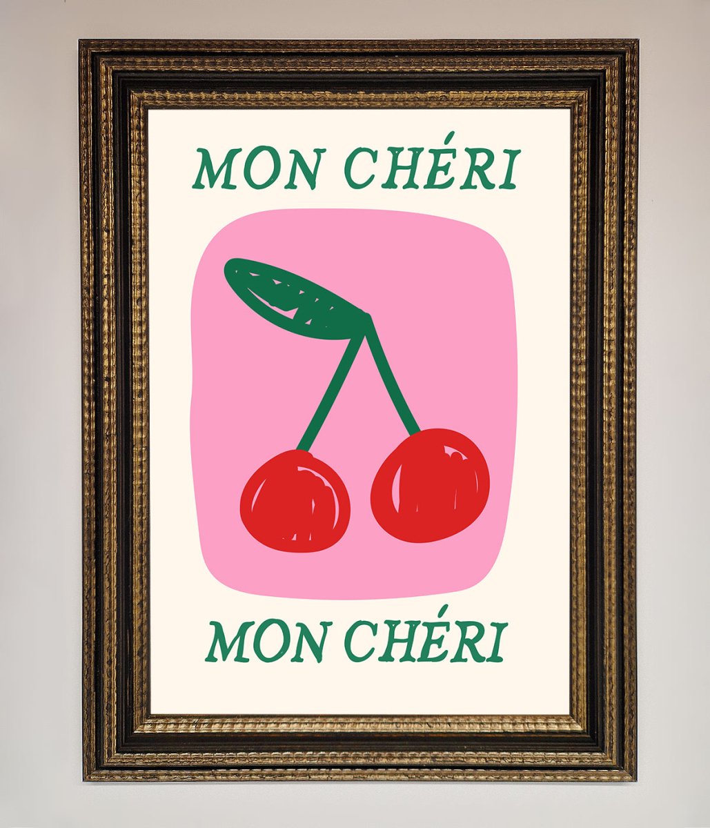 Mon Cheri Framed Poster - Zestio