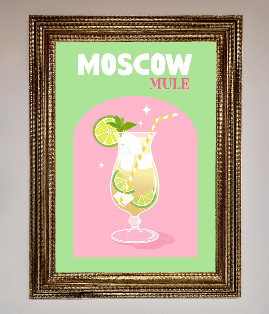 Moscow Mule Framed Print - Zestio